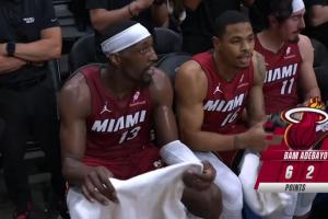 三节62分！阿德巴约破詹姆斯61分热火队史纪录！比肩科比神迹！_24直播网