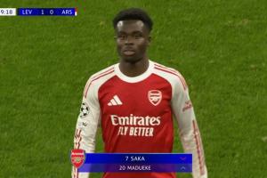 状态糟糕！萨卡本场数据：0球0助0射正，，，，0要害传球_24直播网