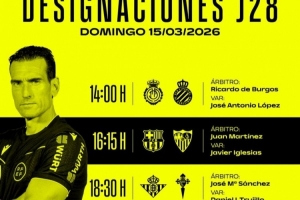 西甲明日角逐裁判安排：胡安·马丁内斯执法巴萨vs塞维利亚_24直播网