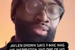 杰伦·布朗：麦迪是我一直以来最喜欢球员之一 我妈都知道这事_24直播网