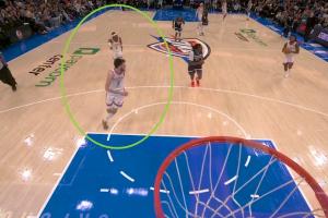 一连20+不在乎了！快攻3打1时机 亚历山大指挥队友传给切特！_24直播网