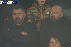 罗体：加图索现场观战科莫vs罗马，，，，考察罗马球员的体现_24直播网