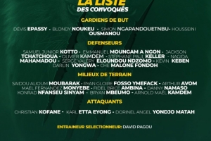 将对阵国足！喀麦隆国家队名单：姆伯莫、科法内、艾永在列_24直播网