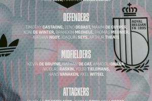 比利时队名单：德布劳内、卢卡库、多库、奥蓬达、特罗萨德在列_24直播网