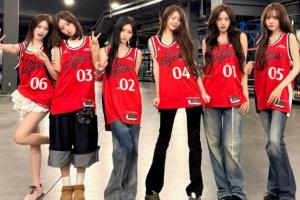 梦幻联动！张元英&安宥真携IVE全团身着球衣现身快船长场看球！_24直播网