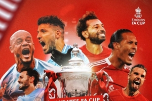 足总杯官方晒海报预热曼城vs利物浦，，两队共夺得15次足总杯冠军_24直播网