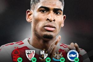 莫斯克拉此前代表枪手首发14场不败，，，，，但不敌圣徒宣告纪录终结_24直播网