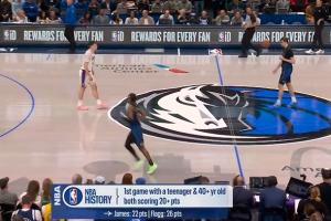 詹姆斯+弗拉格！NBA历史首次青少年与40岁以上球员同场砍下20分_24直播网
