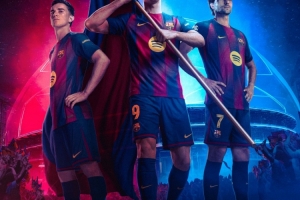 准备好了吗？？？？巴萨宣布战马竞海报：莱万扛大旗，，，费兰、加维出镜_24直播网