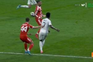 裁判剖析机构：奥利塞被击中处于自然状态的手肘，，，，，，因此不算手球_24直播网