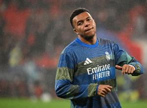 皇马首次在姆巴佩进球的主场角逐中失利，，此前25胜1平_24直播网