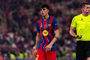 每体：巴萨以为裁判的体现令人难以捧场 贝尔纳尔仍未加入所练_24直播网