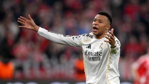 姆巴佩伤愈后首发的4场角逐1平3负，，，皇马欧冠止步8强+西甲丢掉5分_24直播网