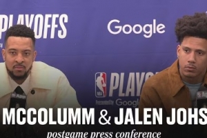 【完整版】麦科勒姆&约翰逊：布伦森像在百老汇演戏 下场会反弹_24直播网